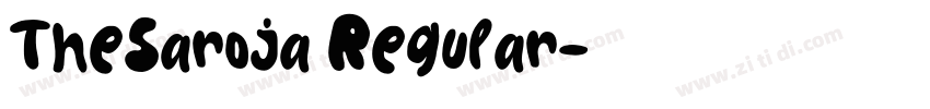 TheSaroja Regular字体转换